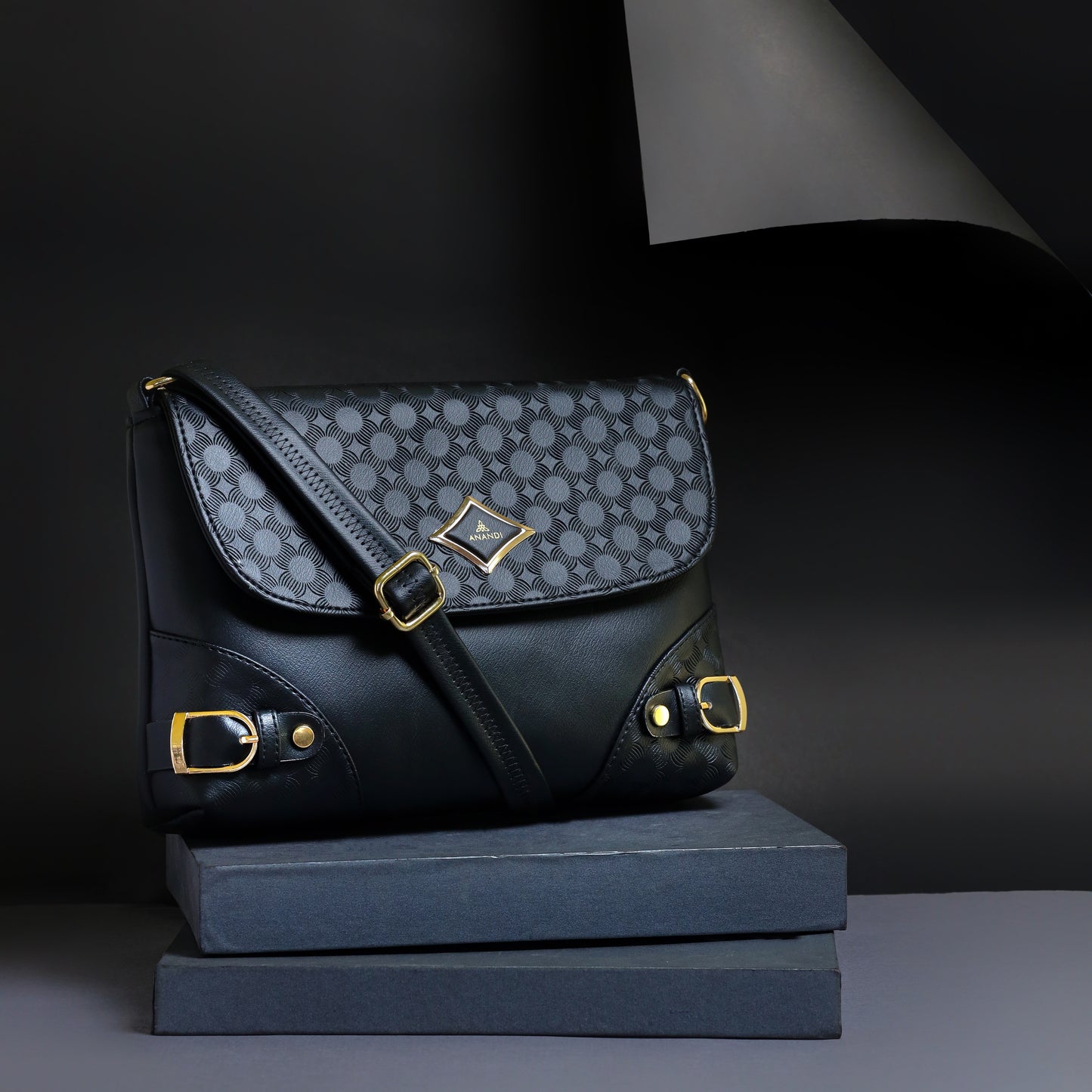 Classic Black Sling Bag