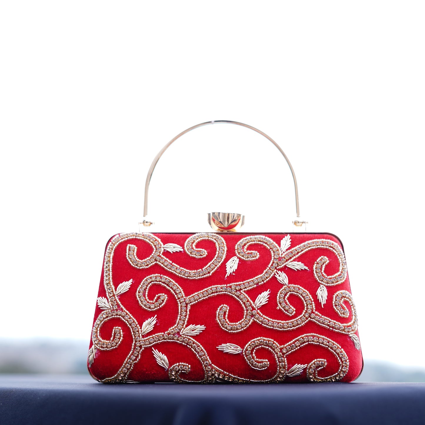 wedding day clutch purse