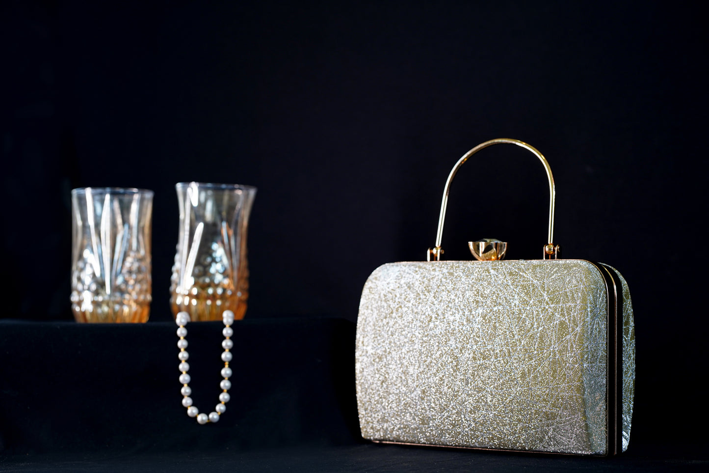 silver clutch bag bridal