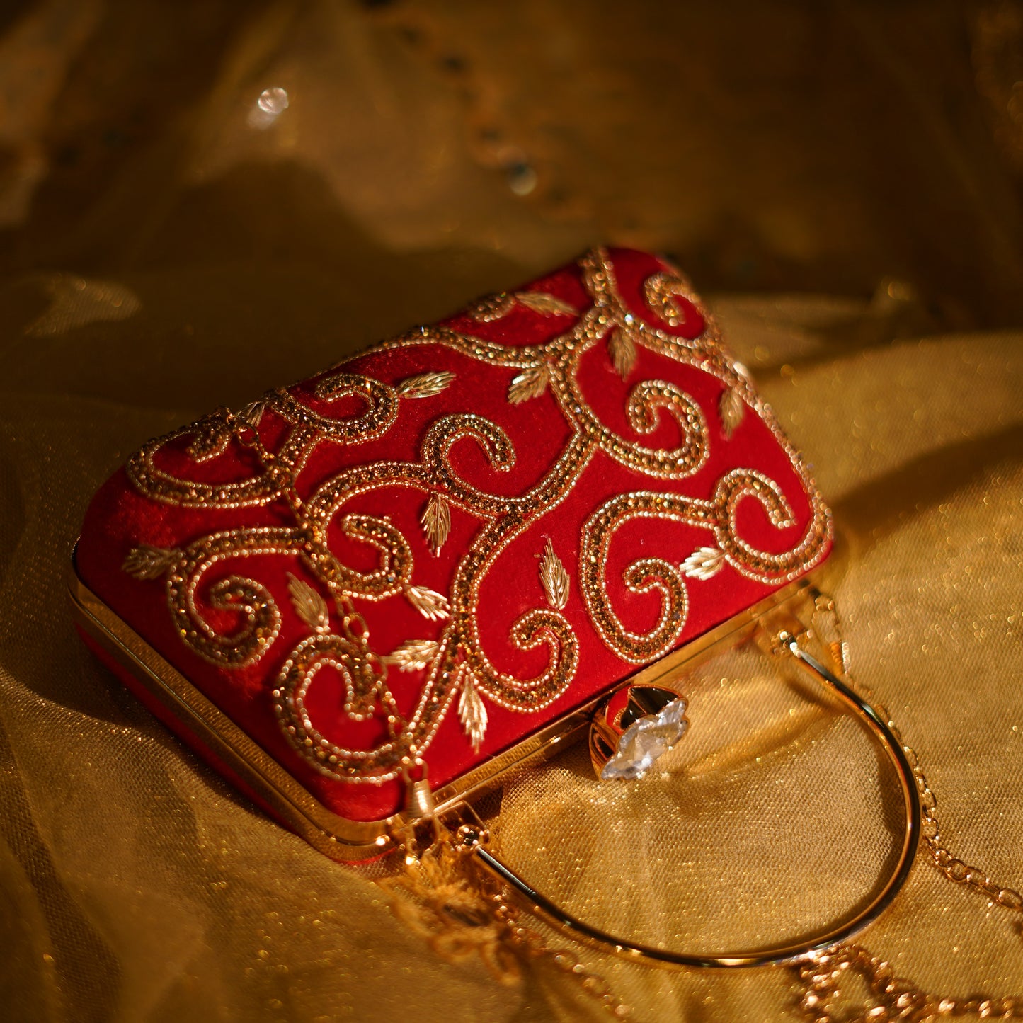 wedding day clutch purse