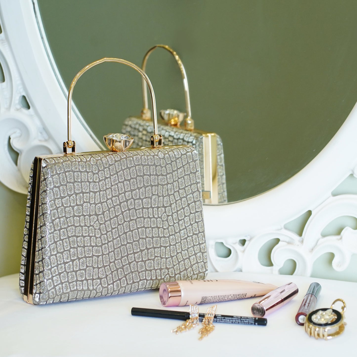 ladies designer clutch bag