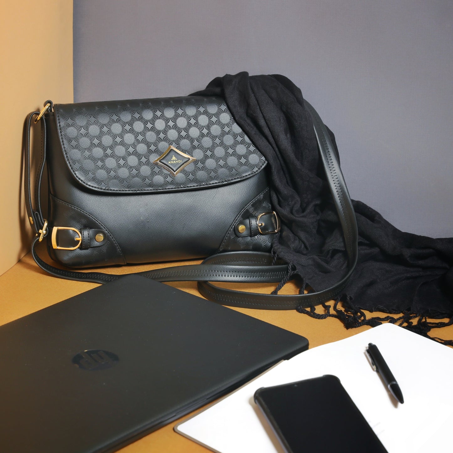 Classic Black Sling Bag