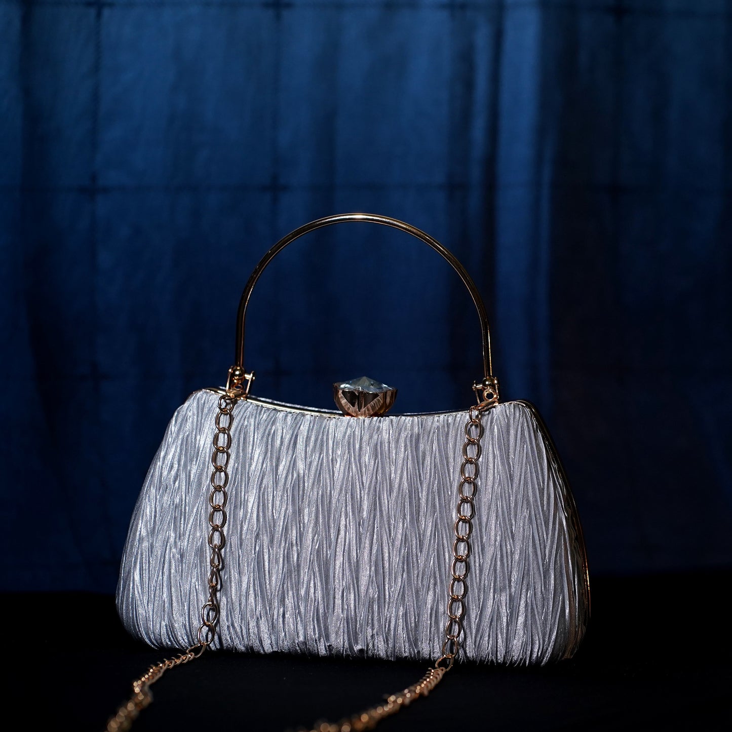 Light Blue Grace Clutch