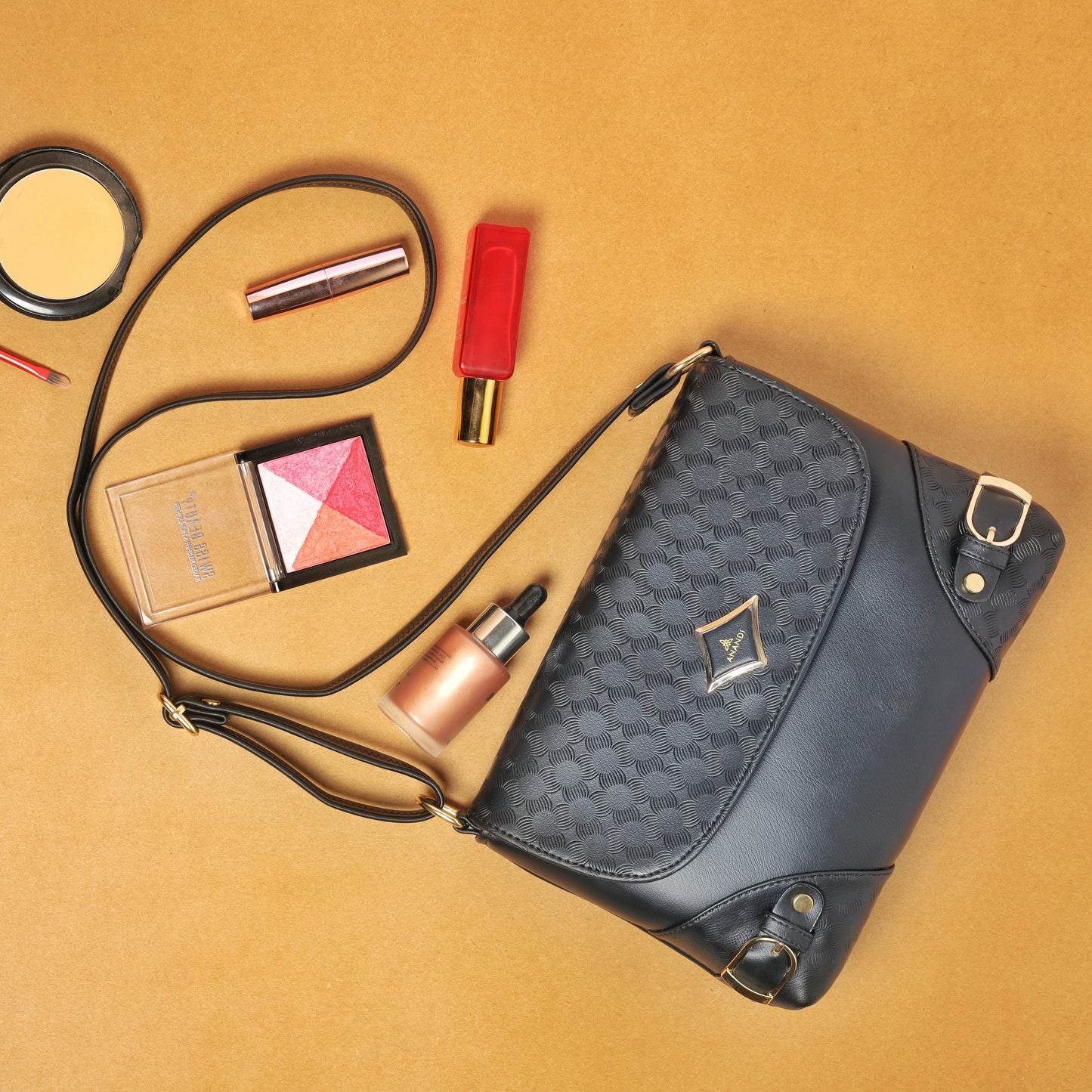 Classic Black Sling Bag