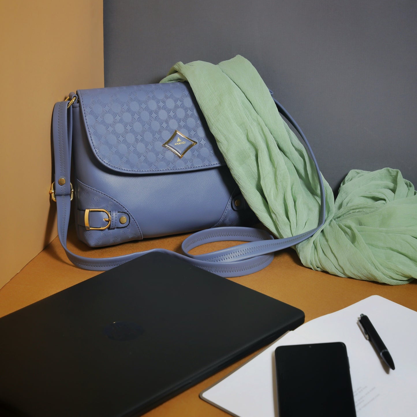 Classic Blue Sling Bag