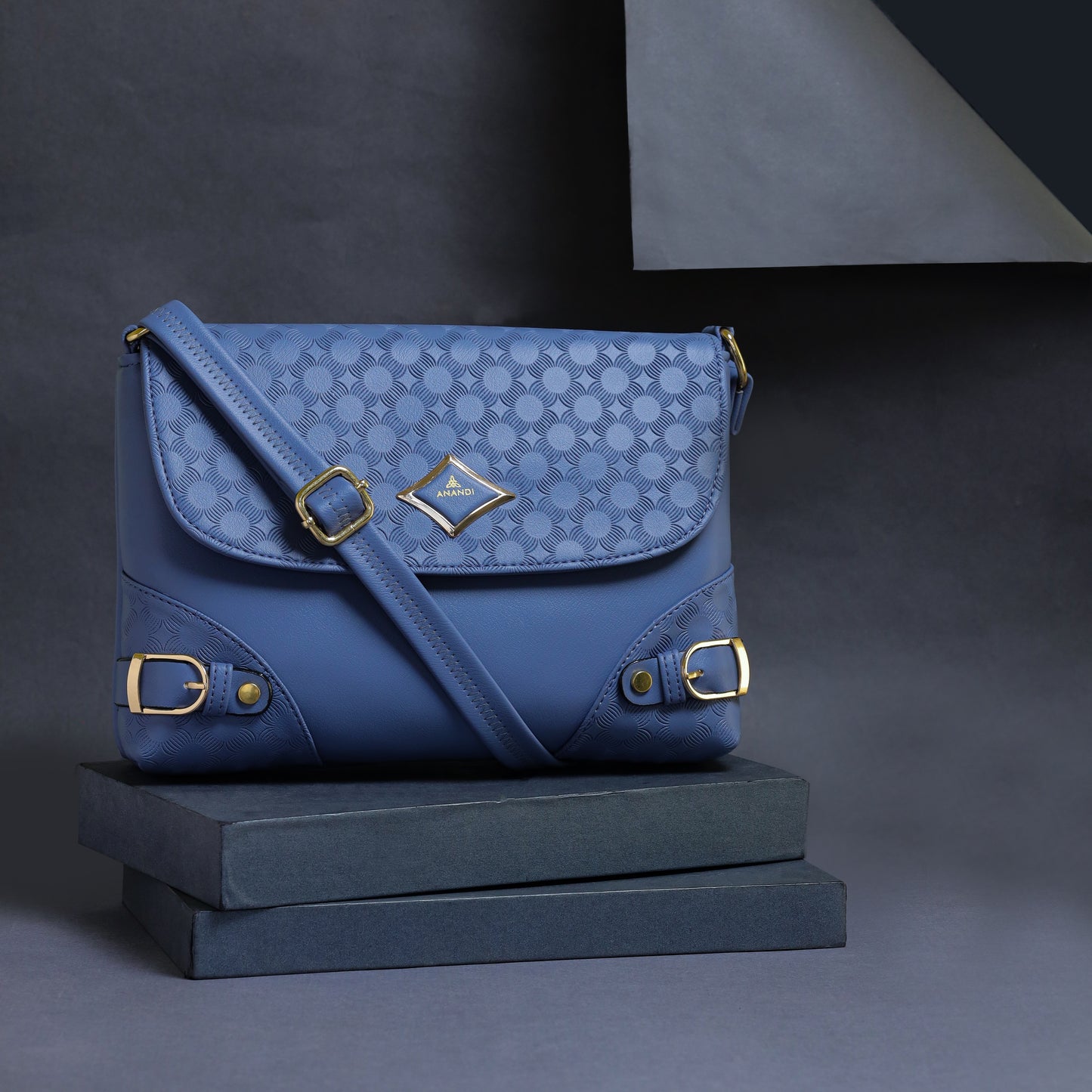 Classic Blue Sling Bag