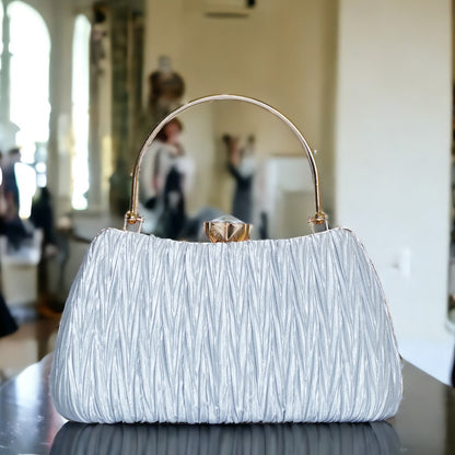 Light Blue Grace Clutch