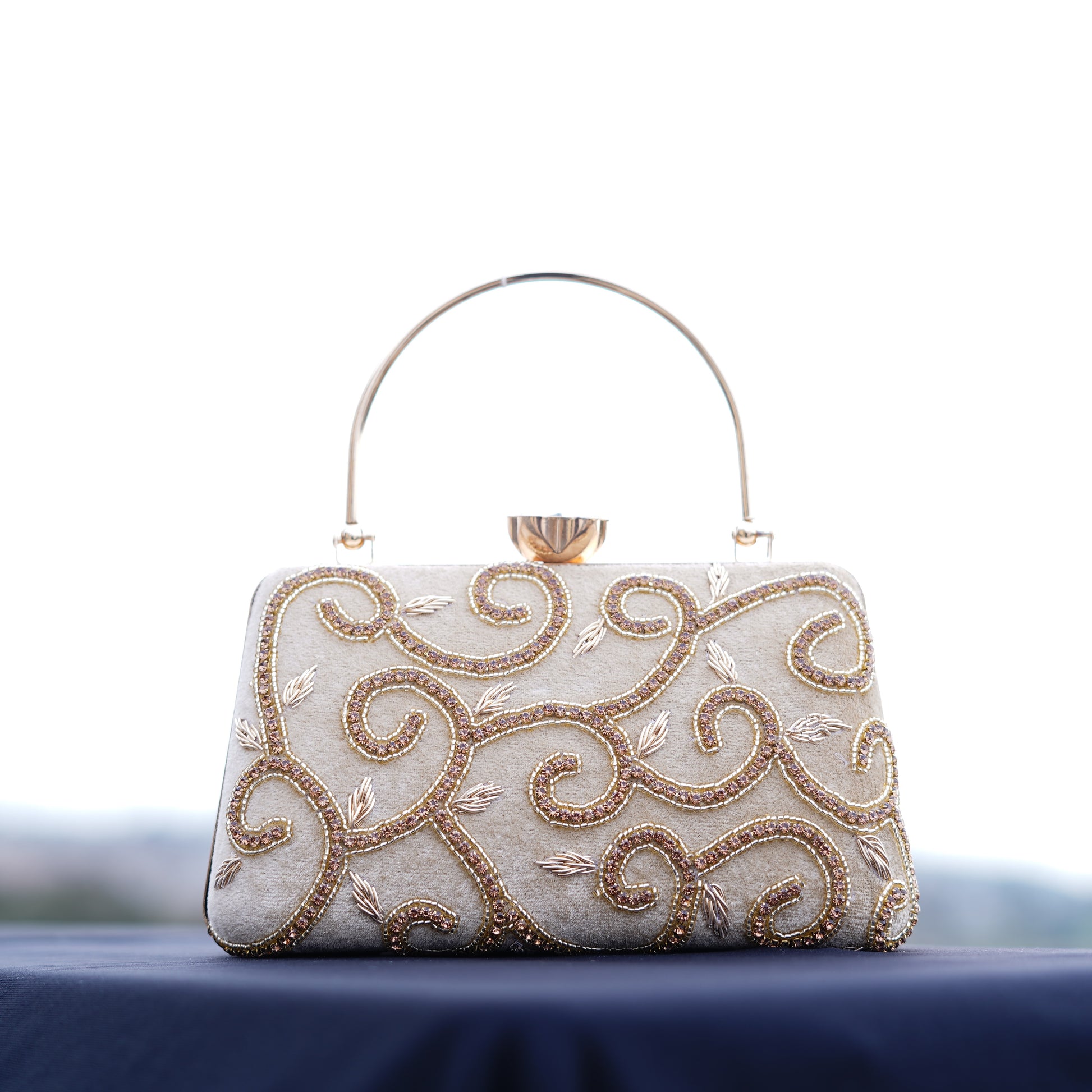 wedding day clutch bag