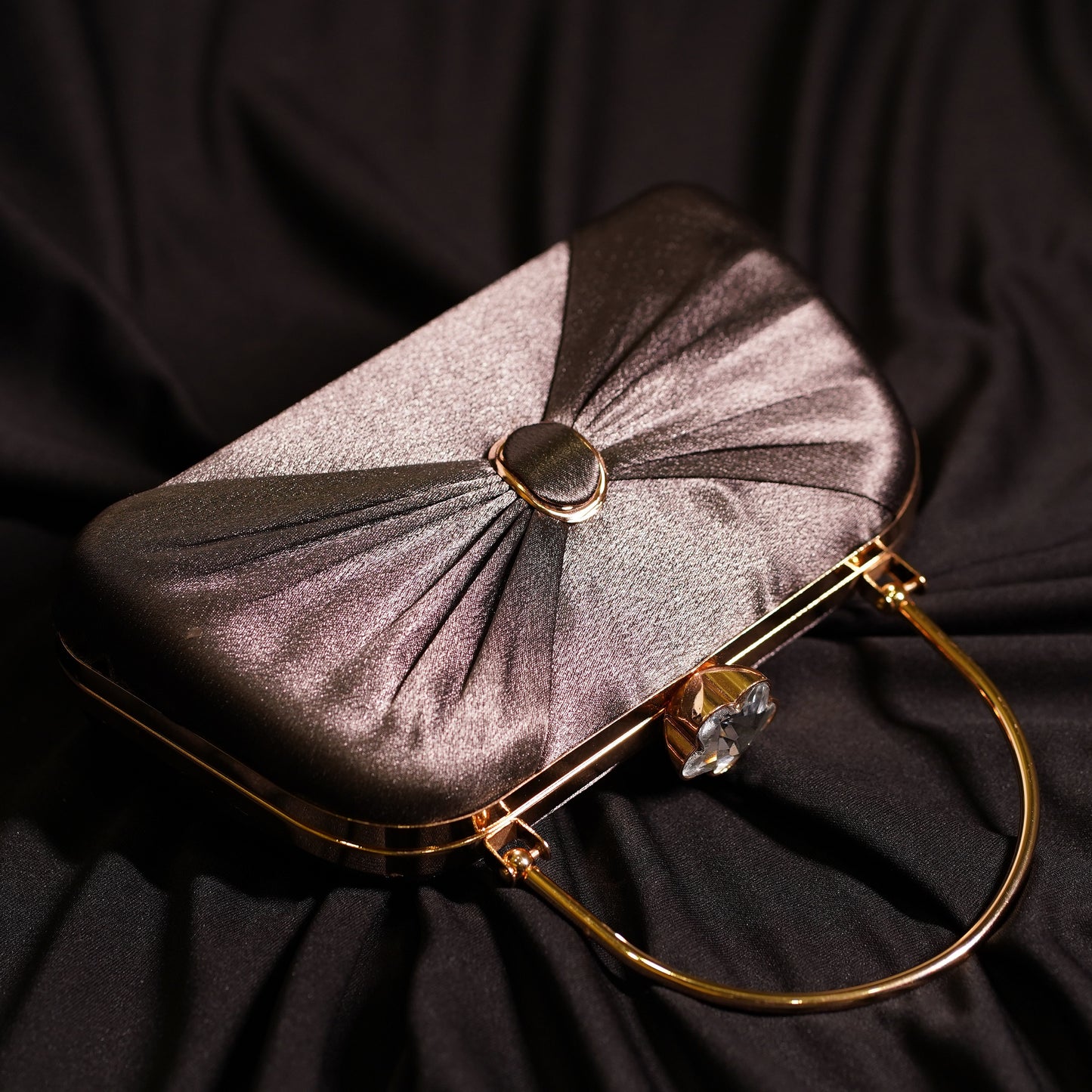 black wedding purse