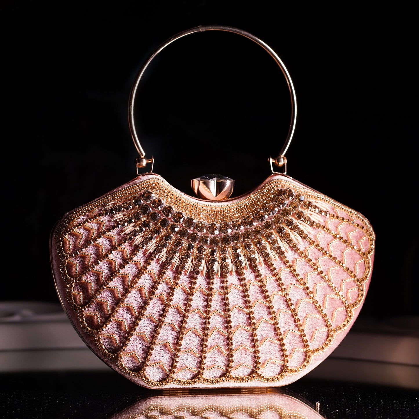 Pink Lavanya Designer Clutch