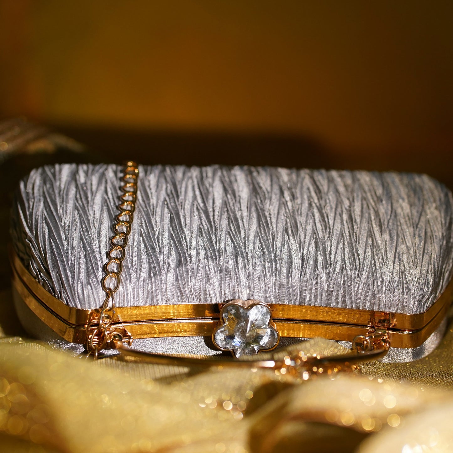 Light Blue Grace Clutch