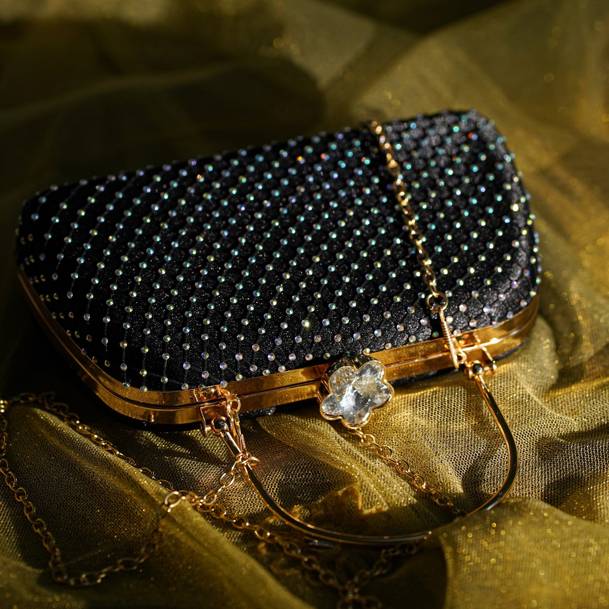 black clutch bag for wedding