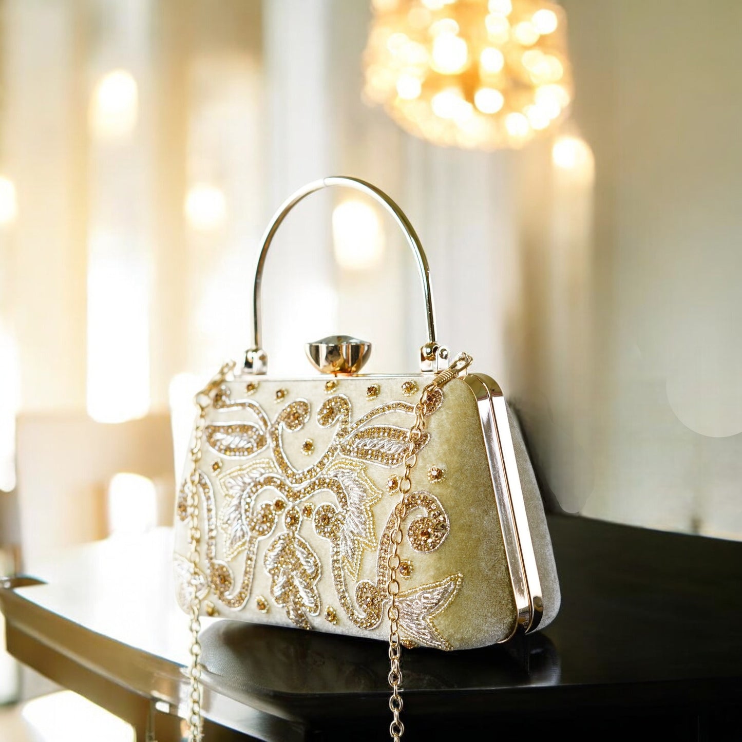 bridal hand bag for wedding