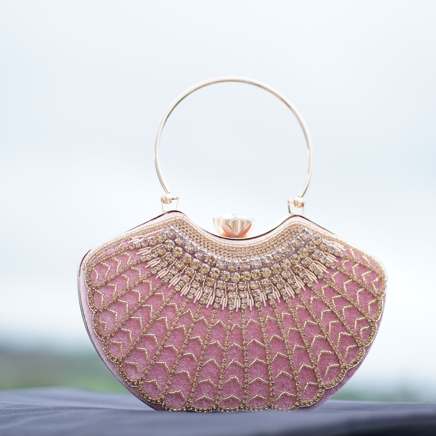 Pink Lavanya Designer Clutch