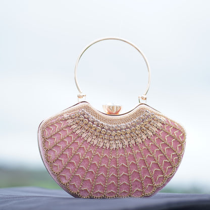 Pink Lavanya Designer Clutch