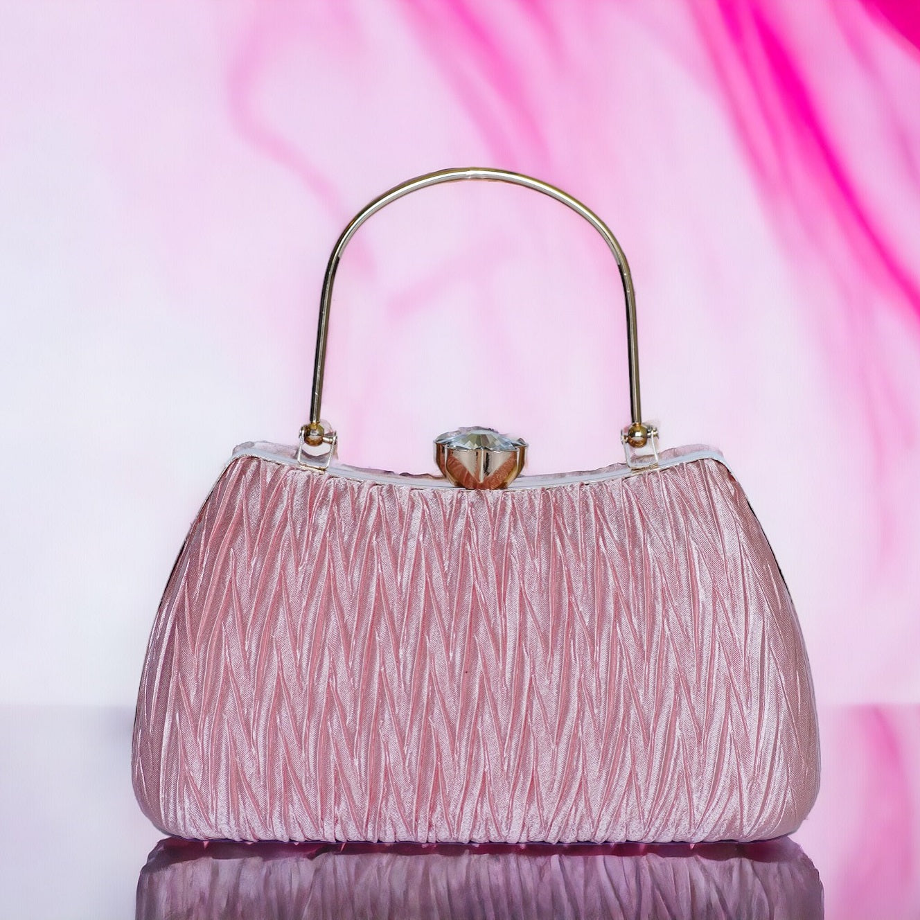Pink Grace Clutch