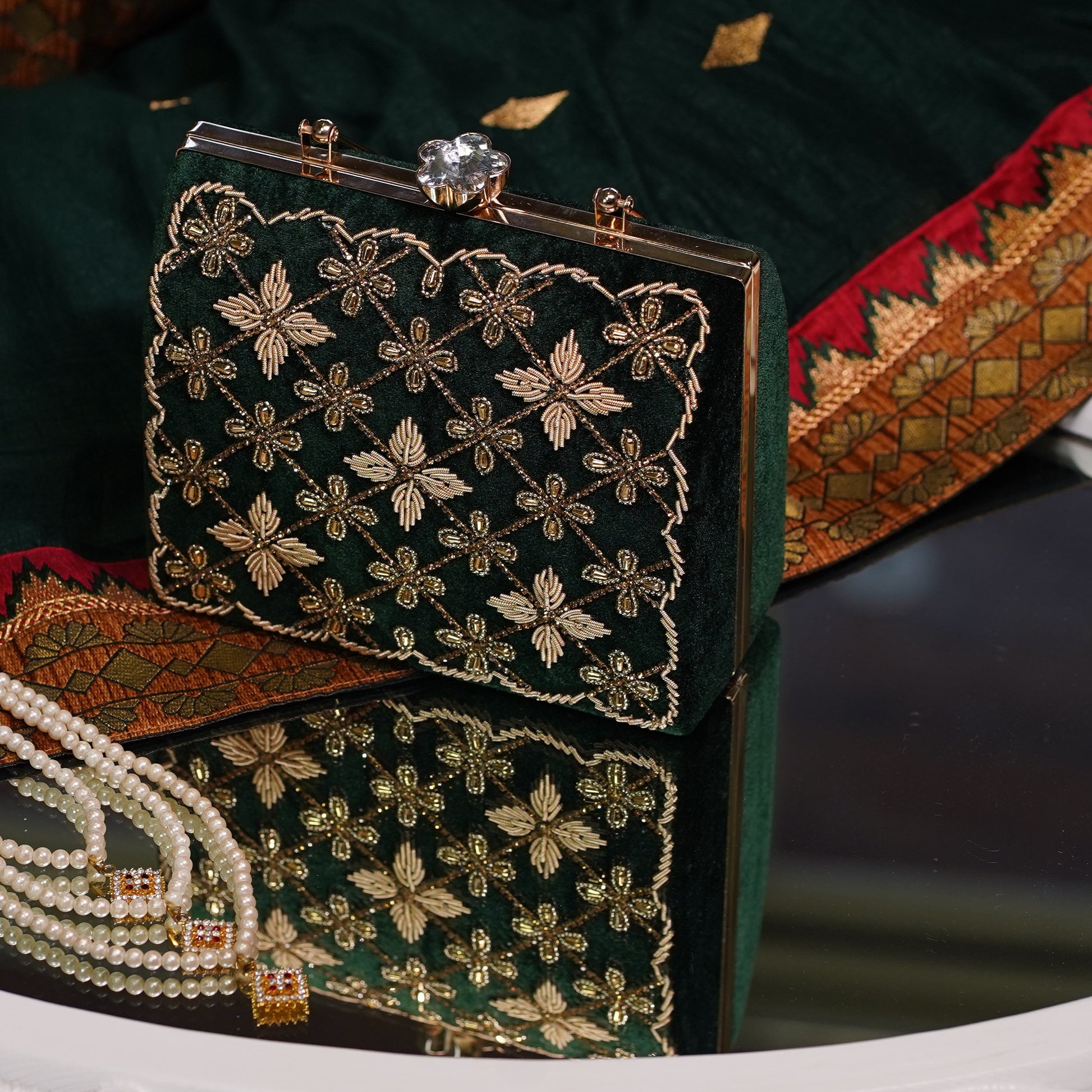large designer clutch bags
