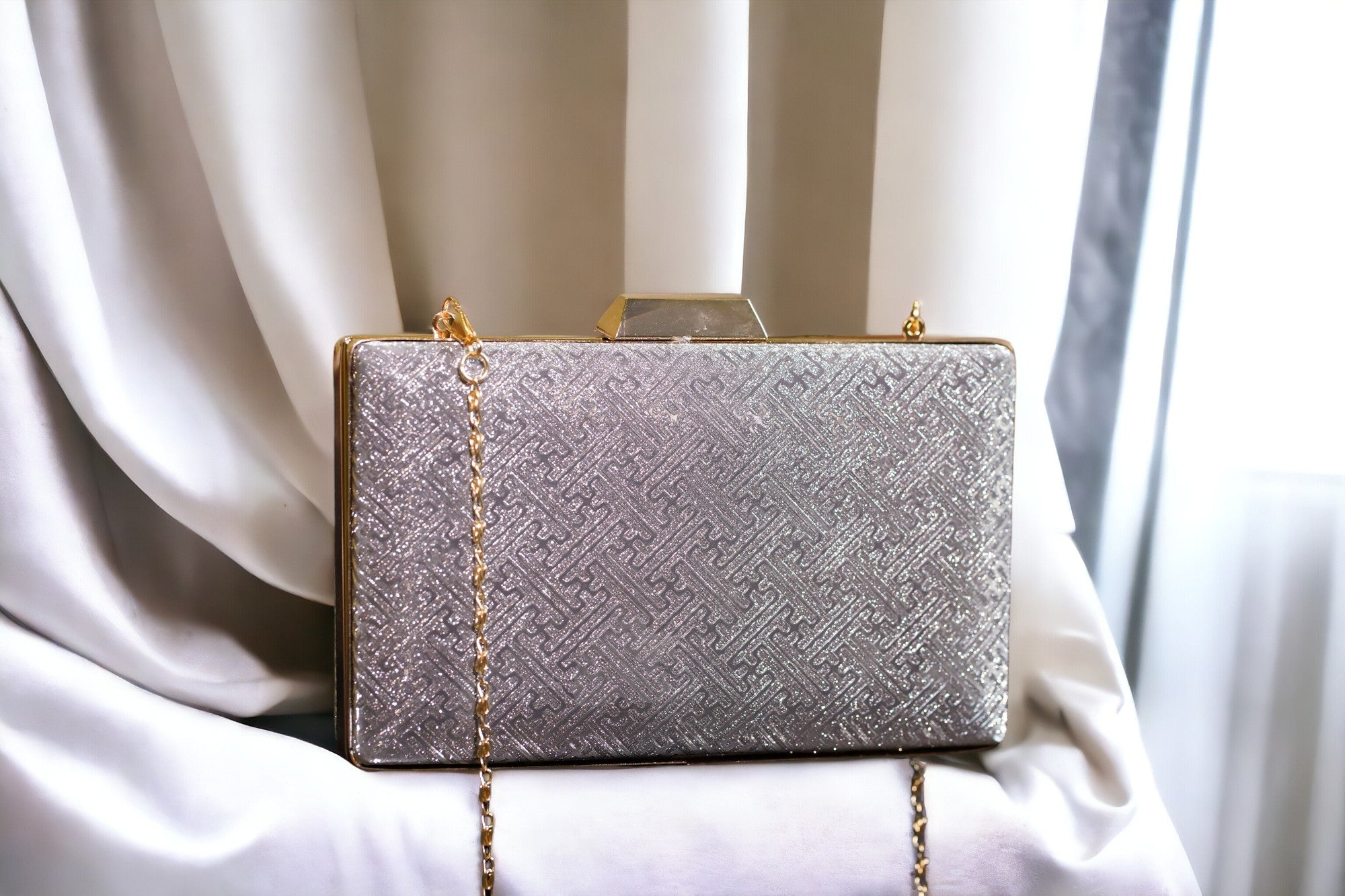 Explore the sophistication of Anandi Creations designer clutch wallet