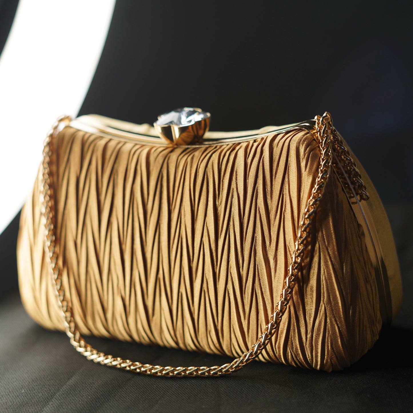Golden Grace Clutch