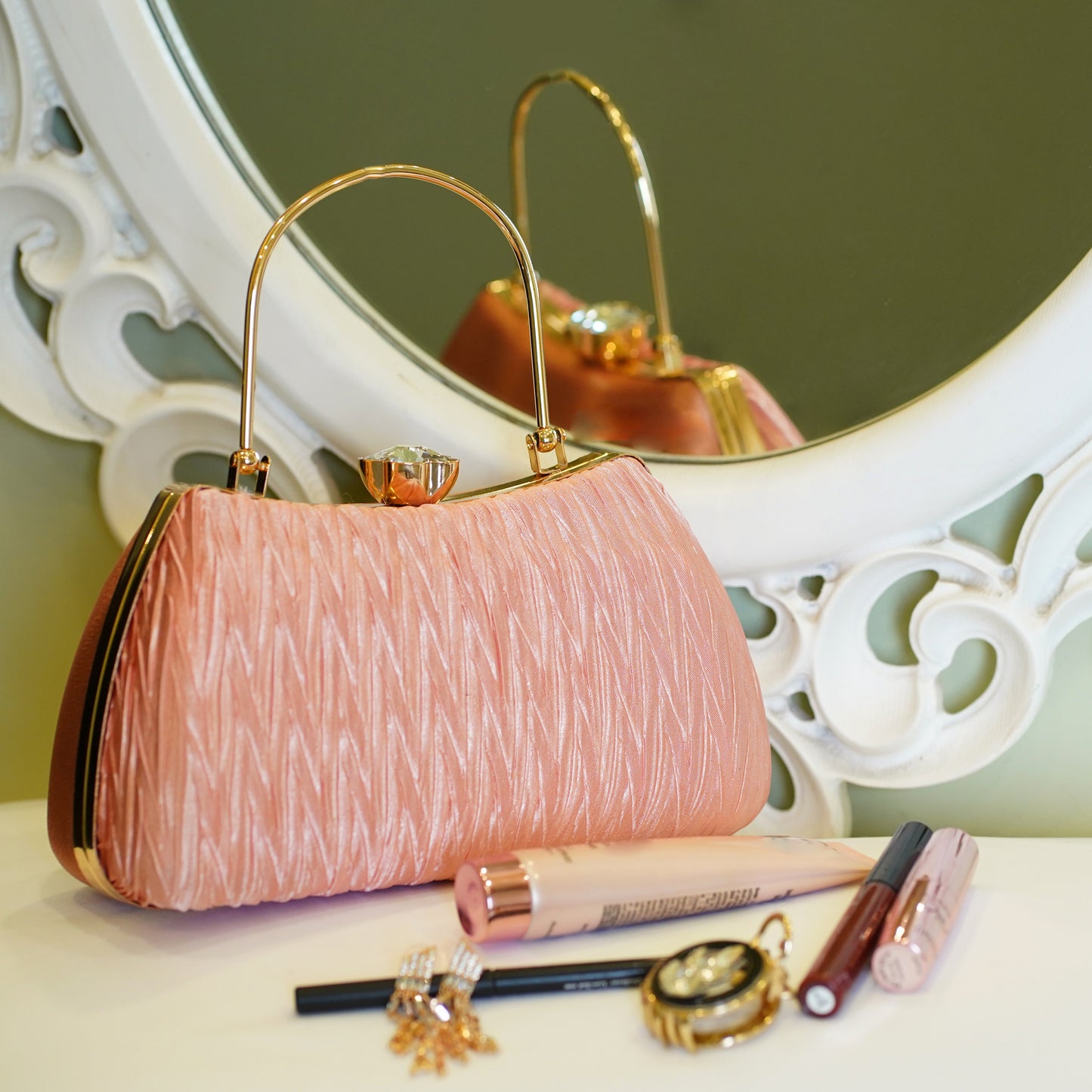 Pink Grace Clutch