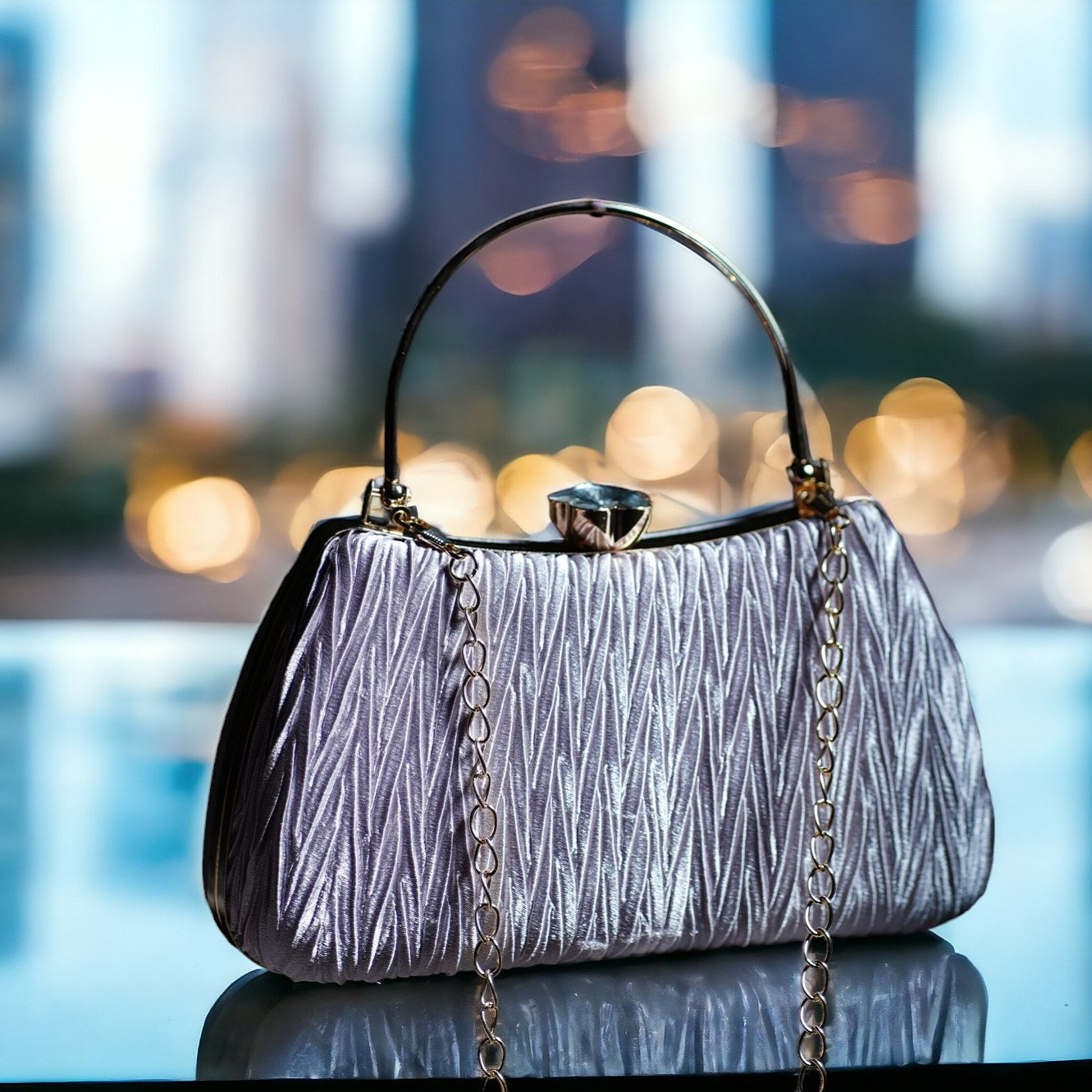 Lavender Grace Clutch