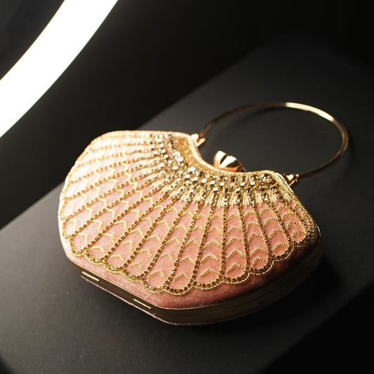 Pink Lavanya Designer Clutch