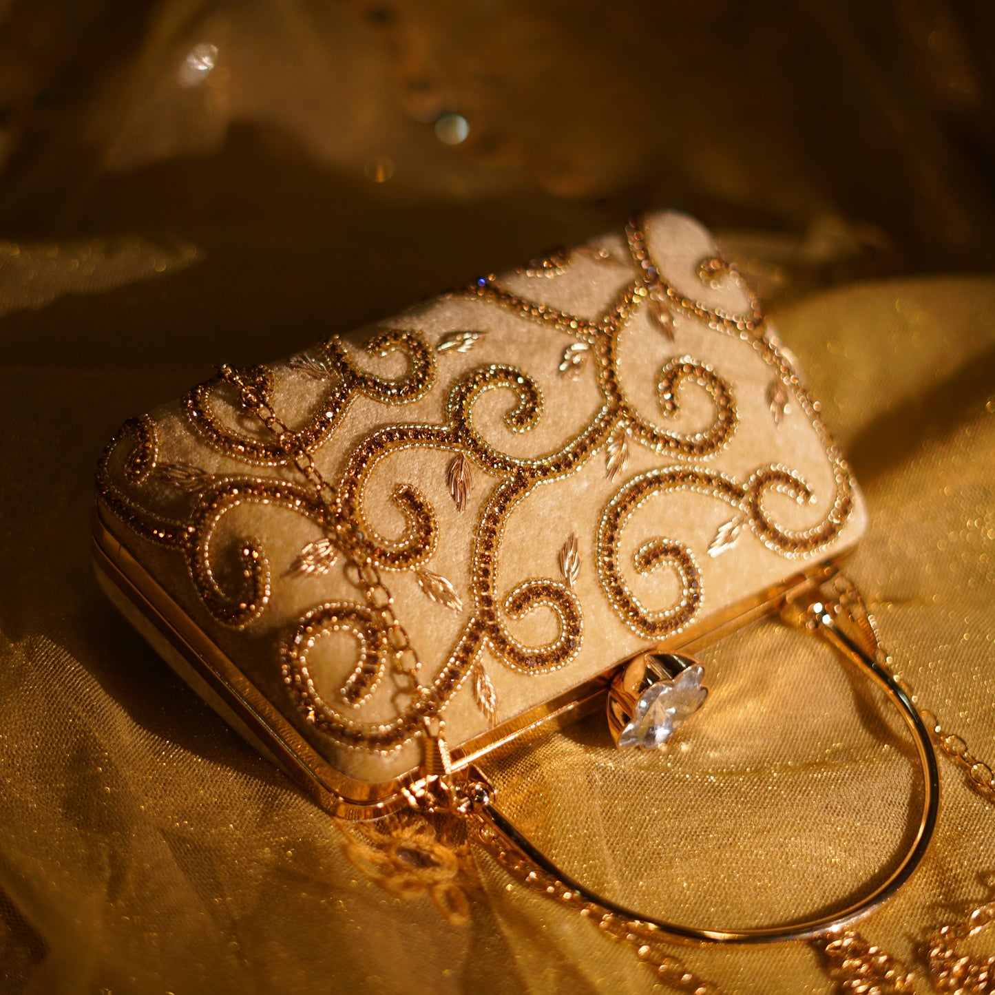 wedding day clutch bag