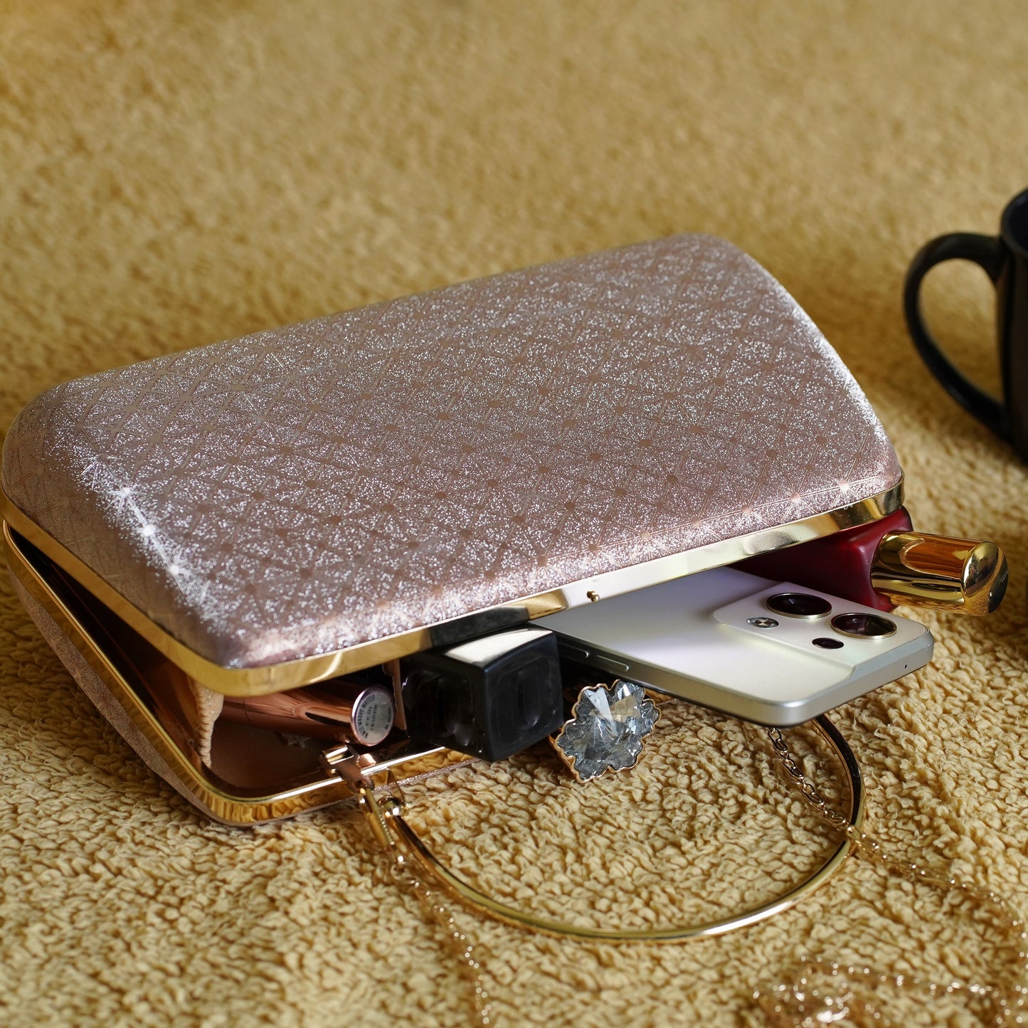 pink designer clutch bags