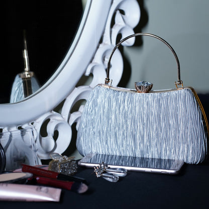 Light Blue Grace Clutch
