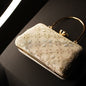 White Kaveri Designer Clutch