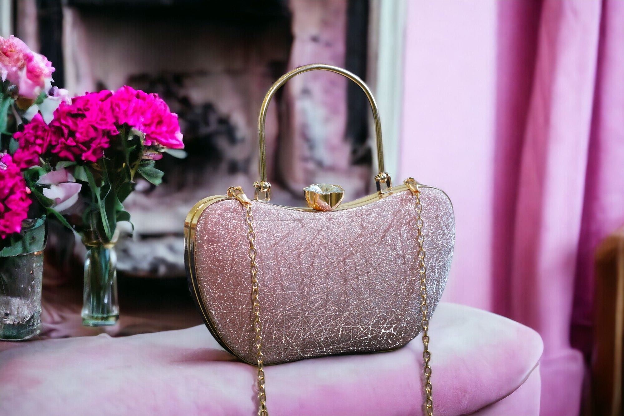 Golden clutches for wedding deals