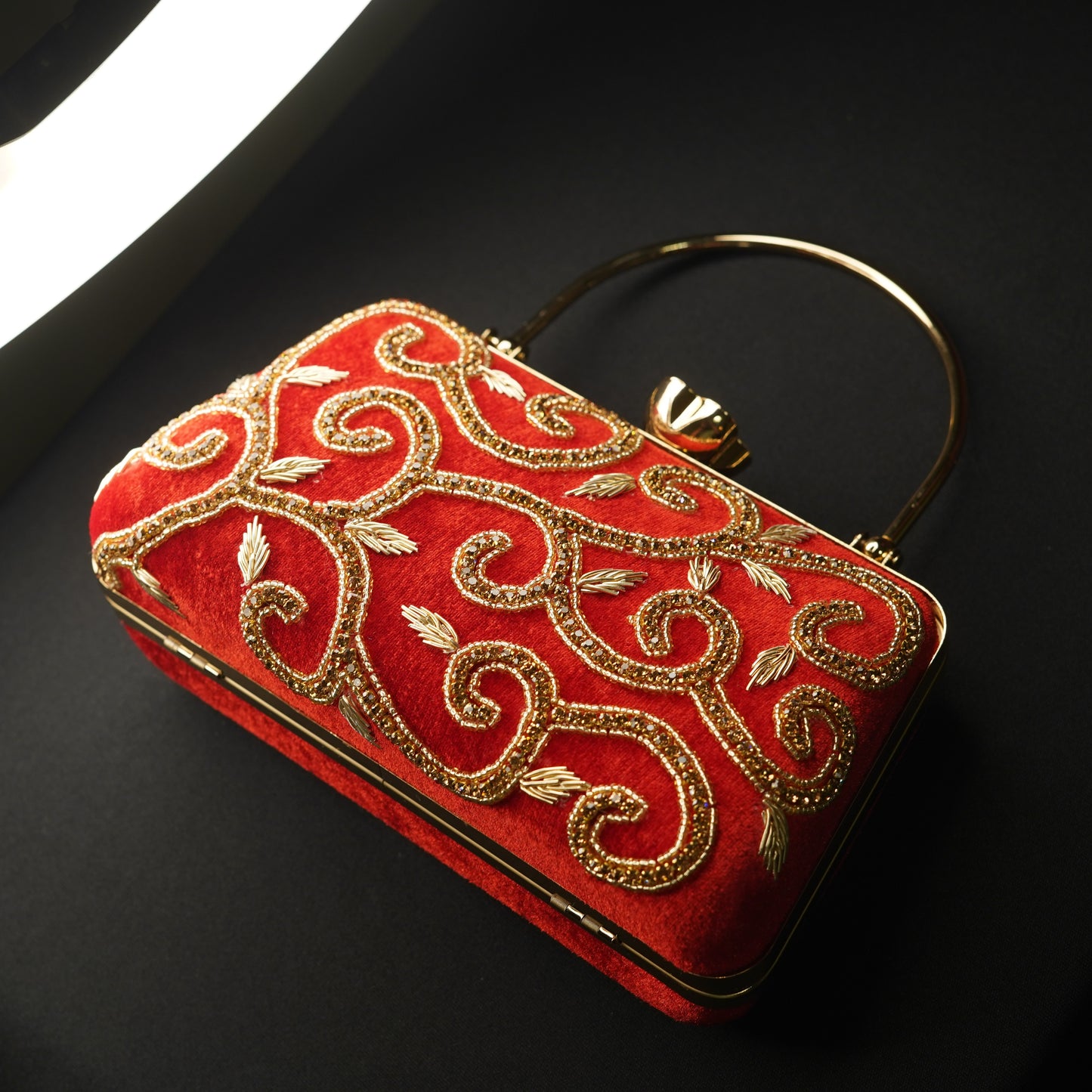 wedding day clutch purse