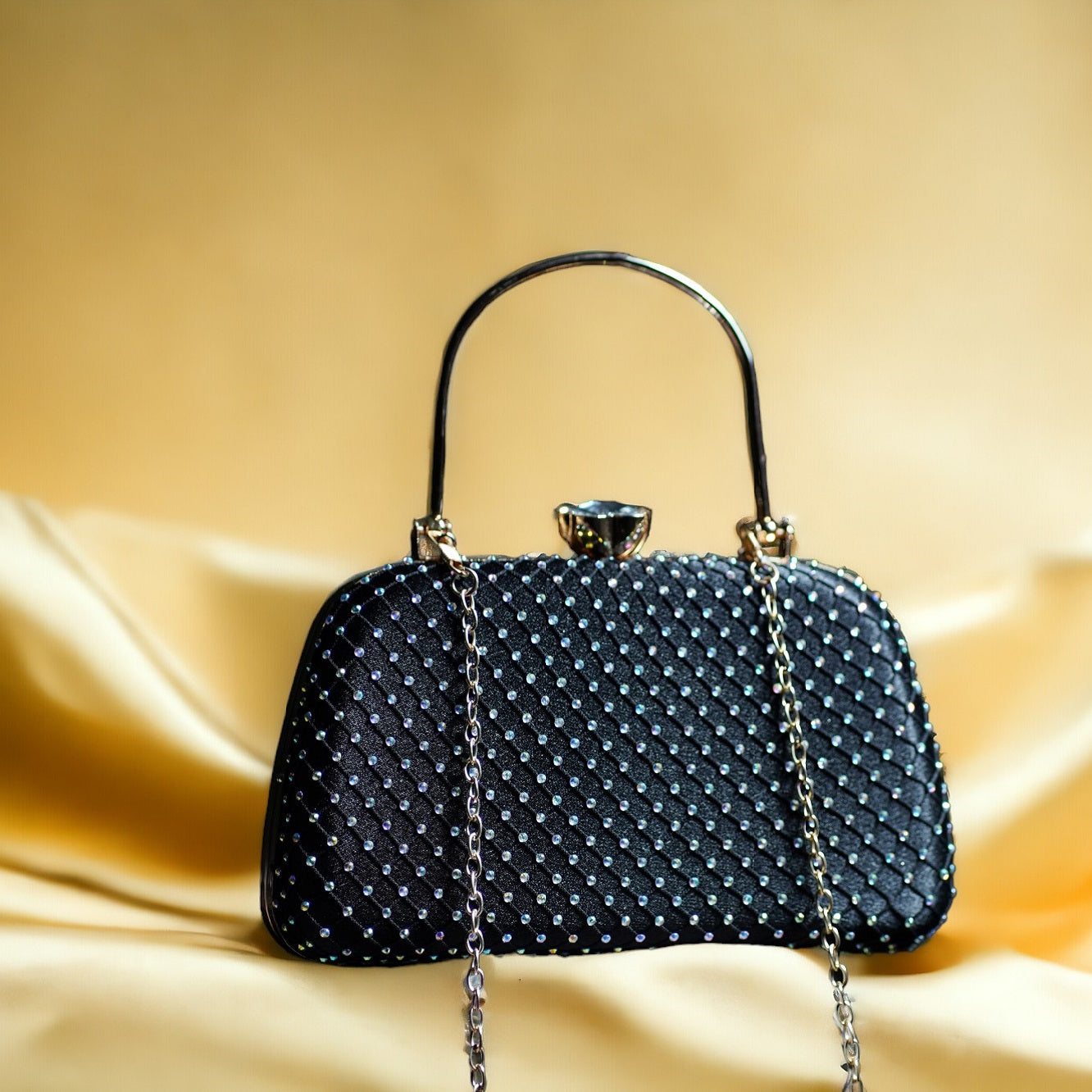 black clutch bag for wedding