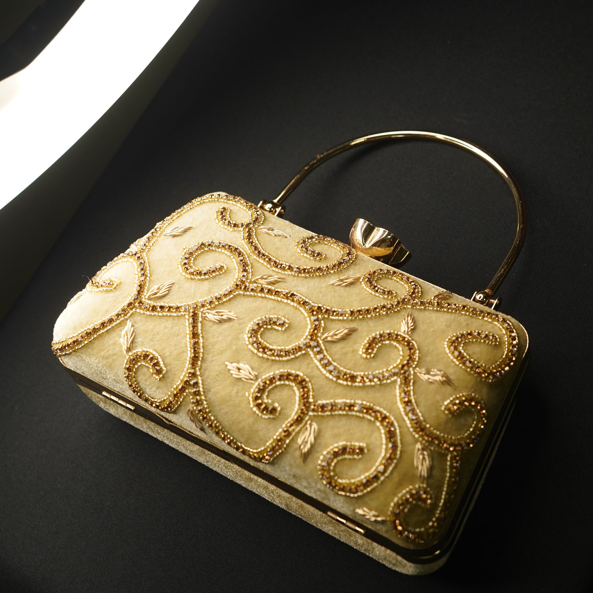wedding day clutch bag