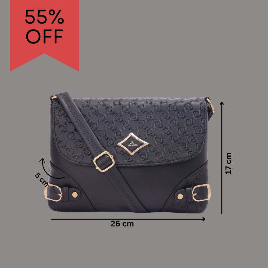 Classic Black Sling Bag