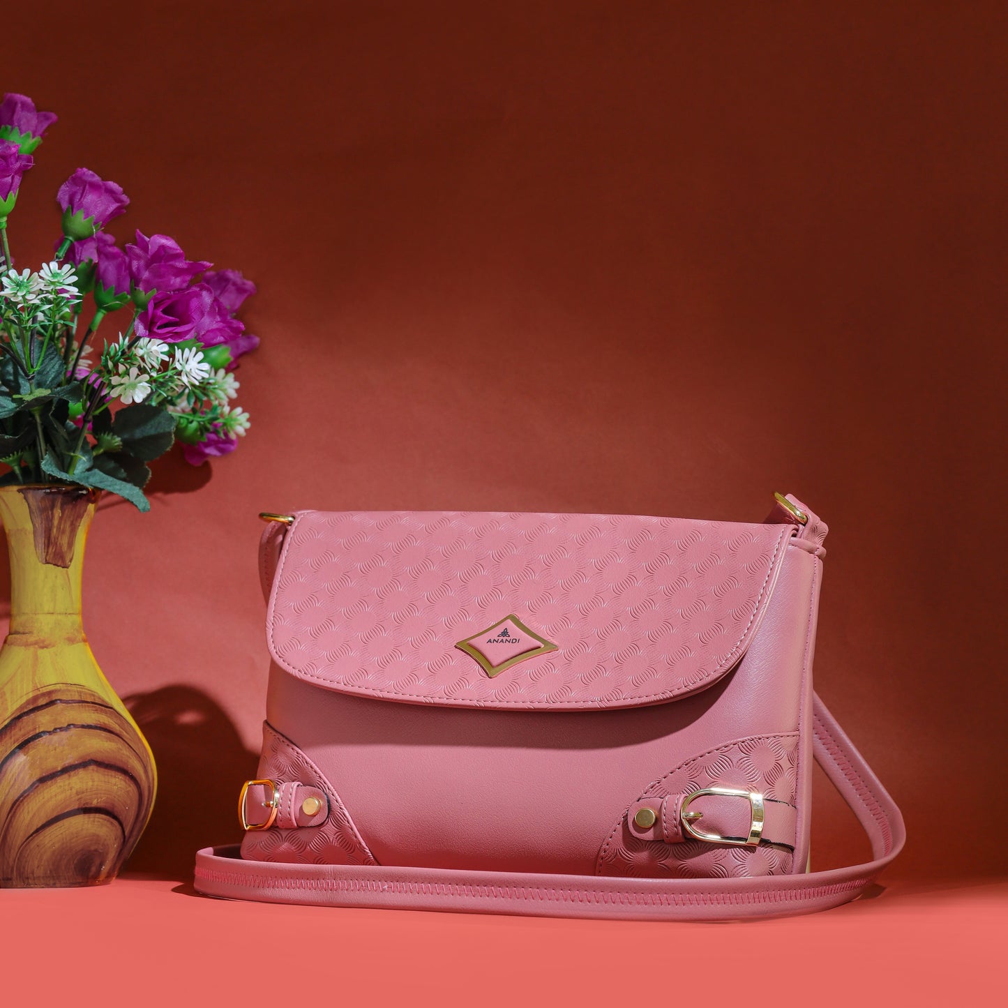 Classic Pink Sling Bag