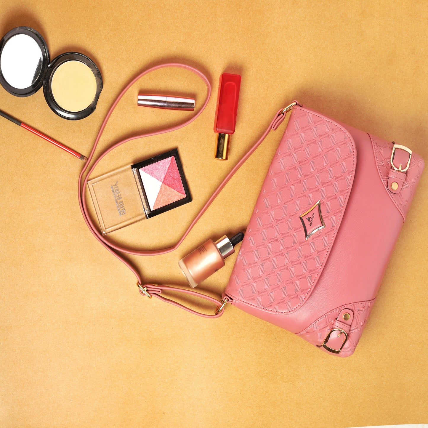 Classic Pink Sling Bag