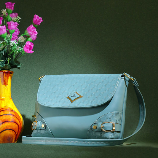 Classic Sky Blue Sling Bag