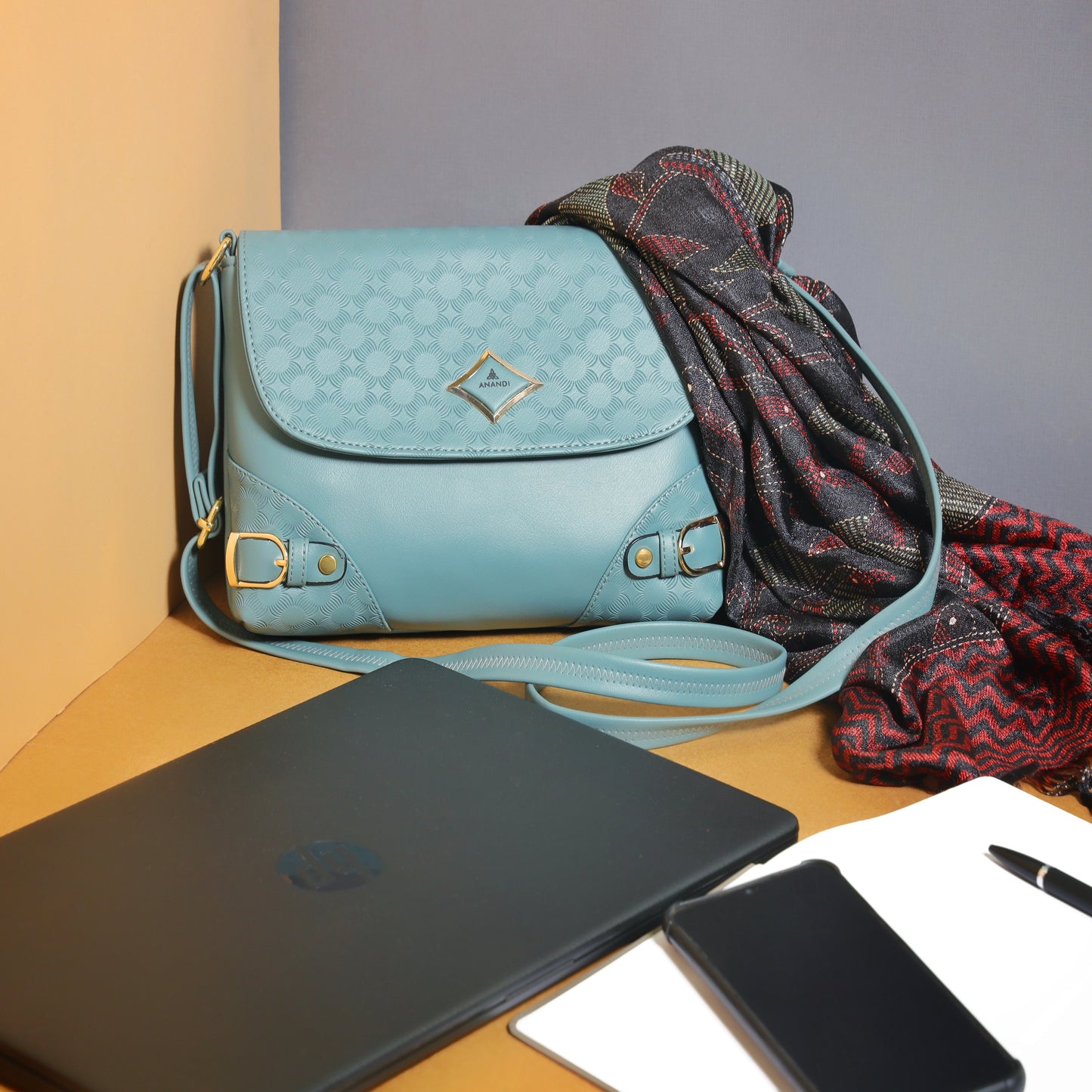 Classic Sky Blue Sling Bag