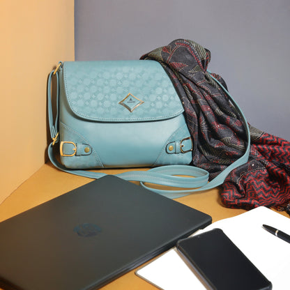 Classic Sky Blue Sling Bag