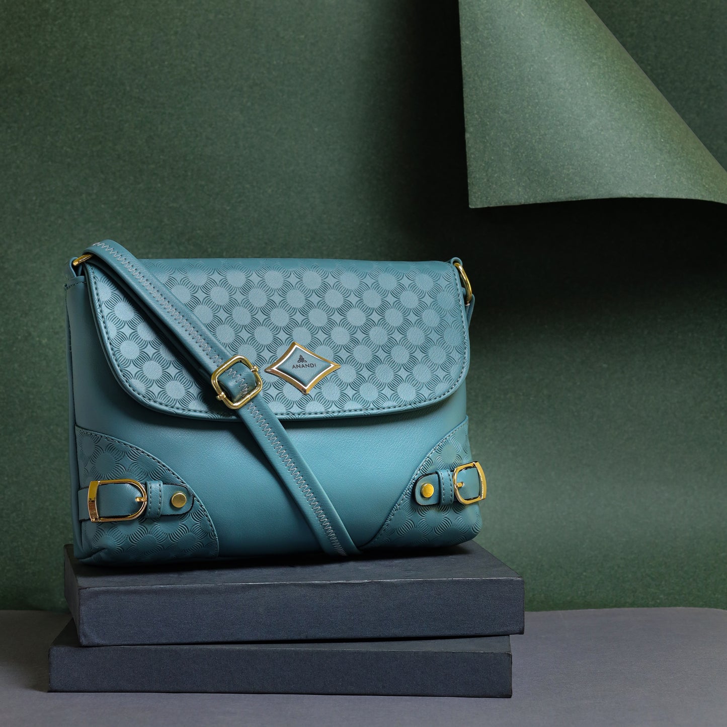 Classic Sky Blue Sling Bag